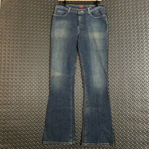 Guess Co.‎ Stretch Blue Flare Mid Rise Denim Jeans Women's Size 31